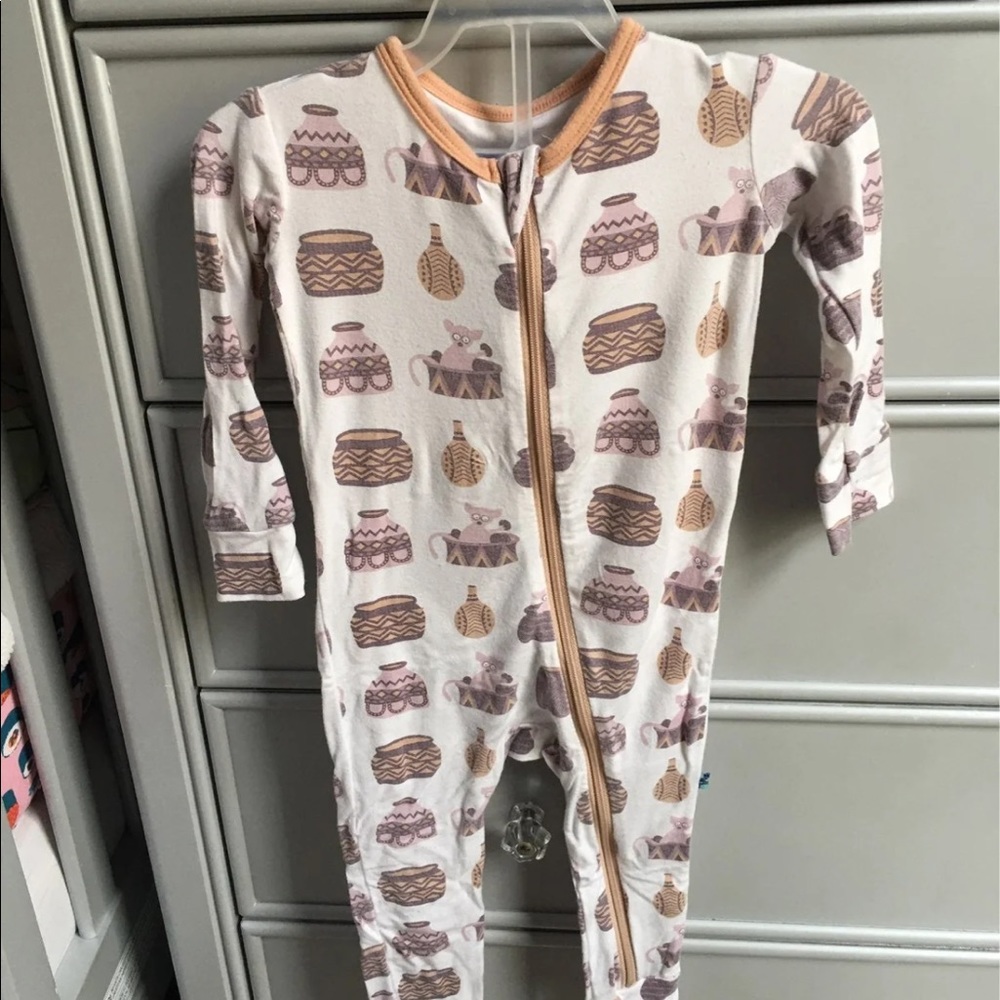 Kickee Pants Zipper Onesie